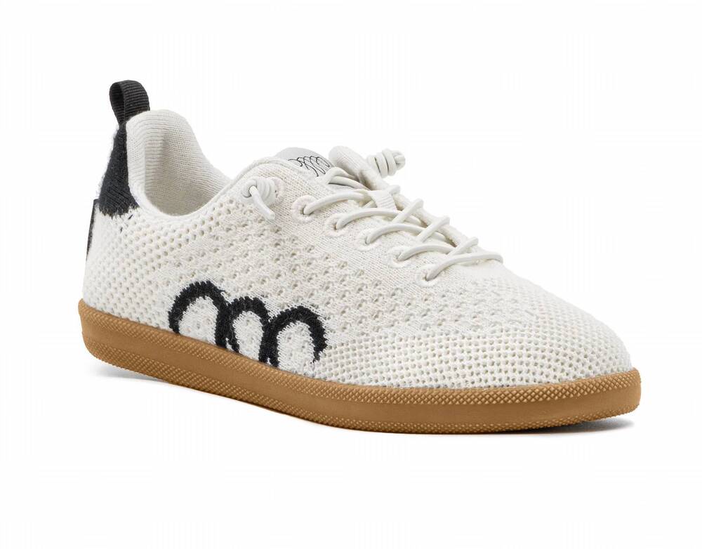 NEW WOOLLOOMOOLOO women's engadine sneakers in ecru